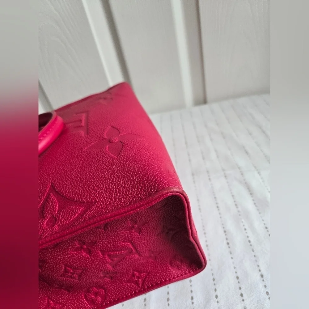 Louis Vuitton Onthego PM – Freesia Pink (Empreinte, Rare)